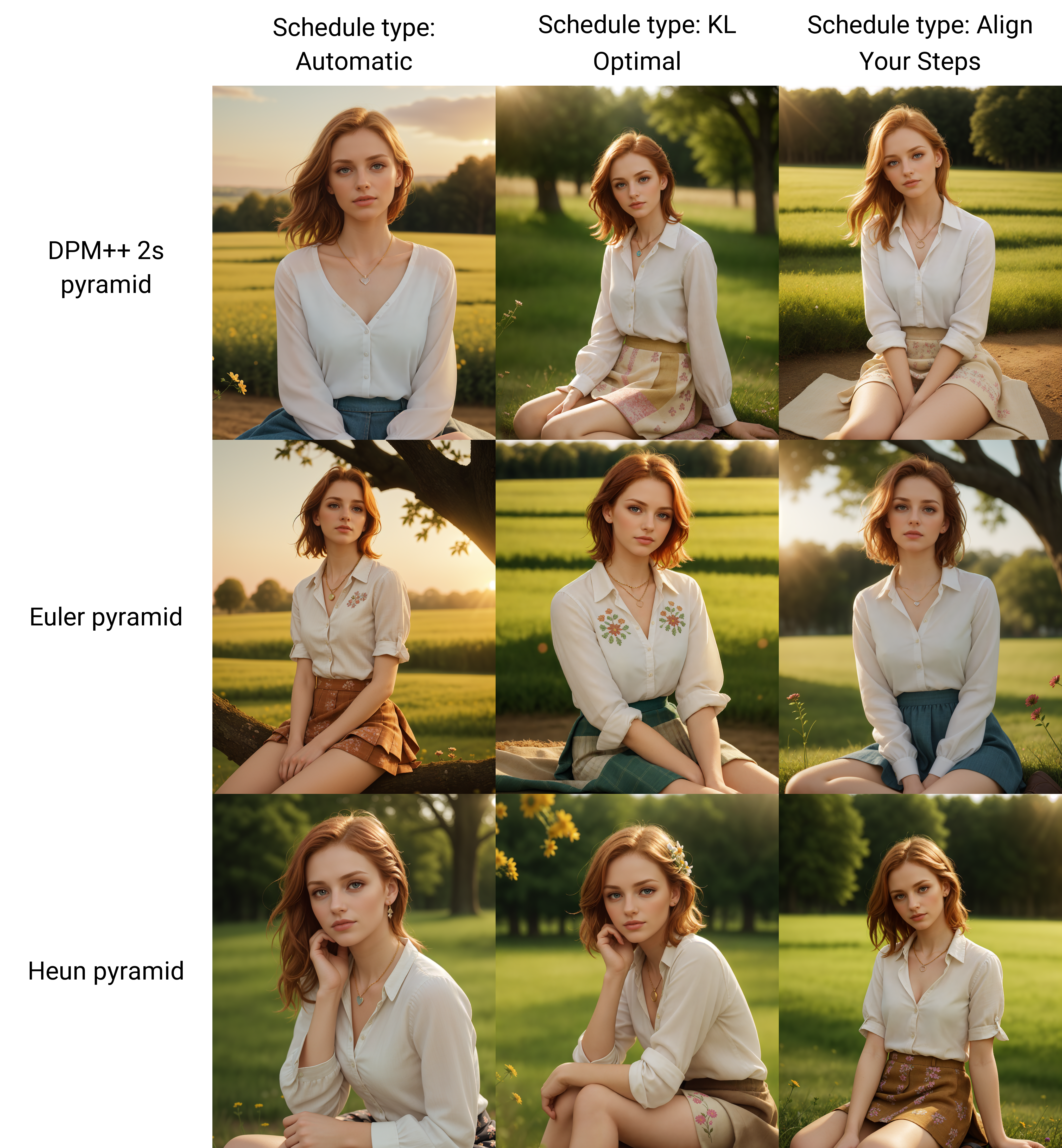 superbloom scenery, 24yo attractive irish redhead, (striking eyes with full limbal ring visible, piercing gaze with prominent limbal rings, large expressive eyes with sharp limbal rings, intense wide eyed stare at viewer:1.4), wide cinematic establishing shot seductive young woman sitting having picnic under tree, (bra strap, cleavage,  young adult irish redhead:1.25), (style of Alessio Albi:1.4), Realist Portraiture, Soft Lighting, Emotional Depth, Simple Compositions, (Layered Depth, Soft focus foreground, Painted Scenery:1.1), alluring feminine physique, short backlit hair, perfect face, thin upper lip, pouting lower lip, thin brows, small upturned nose, bow-shaped lips, Raised Eyebrows, Focused Gaze, eager expression, quaint farm setting, (relaxed country woman), (tight unbuttoned shirt, thin material), subsurface scattering, classic cotton, soft pastel, intricate embroidery collar cuffs, rolled-up sleeves revealing sun-kissed forearms BREAK (blanket:1.15), rich textures, patchwork design, vibrant colors, detailed stitching, homely aesthetic (skirt), elegant rustic charm, subtle floral pattern, linen, sways breeze BREAK ((wildflower wreath)), crown delicate chain necklace, small, intricate pendant, heart-shaped with floral theme, glowing subtly in the soft light, ethereal quality, [lens flare glinting], (mischievous yet content expression), lush green fields in the background, (soft, sunlit ambiance), simple leather boots, carefree hair  <lora:kodak_ultramax_400:0.8> golden hour, soft golden light, pastel sky, relaxed posture, natural smile, earthy colors, candid moment, trees and flowers in background, leading lines, depth of field, slightly off-center framing, warm tones, cinematic look, natural setting, editorial style, soft textures, subtle lighting, peaceful mood