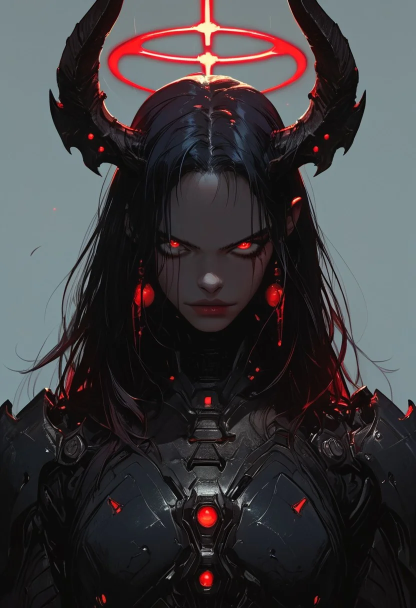 llustration, zPDXL3 , Expressiveh , score_9 , score_8 , score_7, blue and red contrast lighting, dynamic viewpoint, dynamic angle, vibrant colors, beast, horns, demon wearing death themed armor, ribcage style cuirass, spiked pauldrons highly detailed , high quality , high res, mask , dark halo