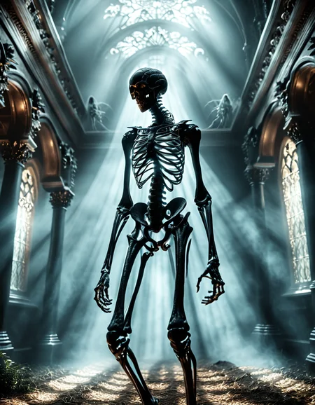 monsterlora, horror (theme), skeleton,cinematiclora,Cinematic Lighting, Dramatic lighting, high contrast, detailed shadows, high-resolution, emotional, harmonious, vignette, highly detailed, high budget, bokeh, cinemascope, moody, epic, gorgeous, film grain, grainy, monsterlora, horror (theme), skeleton, intricate detail, detailed, cinematic, epic, dramatic ambient illuminated, background, full color, perfect, sharp focus, light shining, artistic, symmetry, innocent, divine, pure, beautiful, attractive, pretty, enchanted, deep aesthetic, inspired, rich clear professional, modern, trendy, creative, extremely sleek, novel, atmosphere