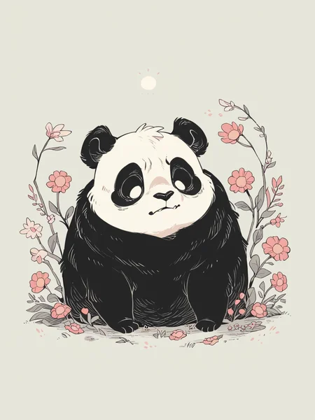 score_9, score_8_up, score_7_up, score_6_up, w00f, simple background, animal focus, panda, blank eyes,
<lora:w00fXLP:1>