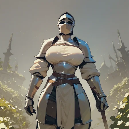 score_9 score_8_up score_7_up, knight, large breasts