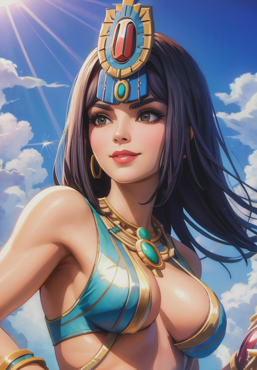 <lora:smite_neith:0.8>, smite_neith, smirk,, (gorgeous, beautiful, enchanting:1.3)