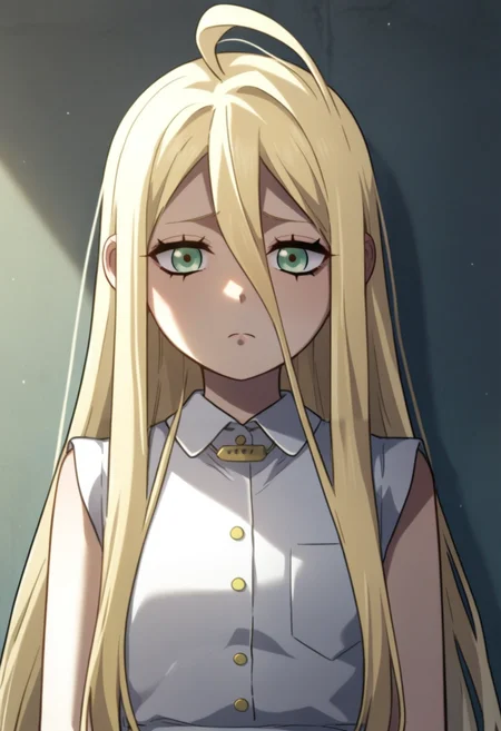 score_9, score_8_up, score_7_up, , <lora:add-detail-xl:3>,
BREAK
<lora:peri:0.8>, peri, green eyes, blonde hair, long hair, hair between eyes, ahoge, white dress,
BREAK
solo, sad,,