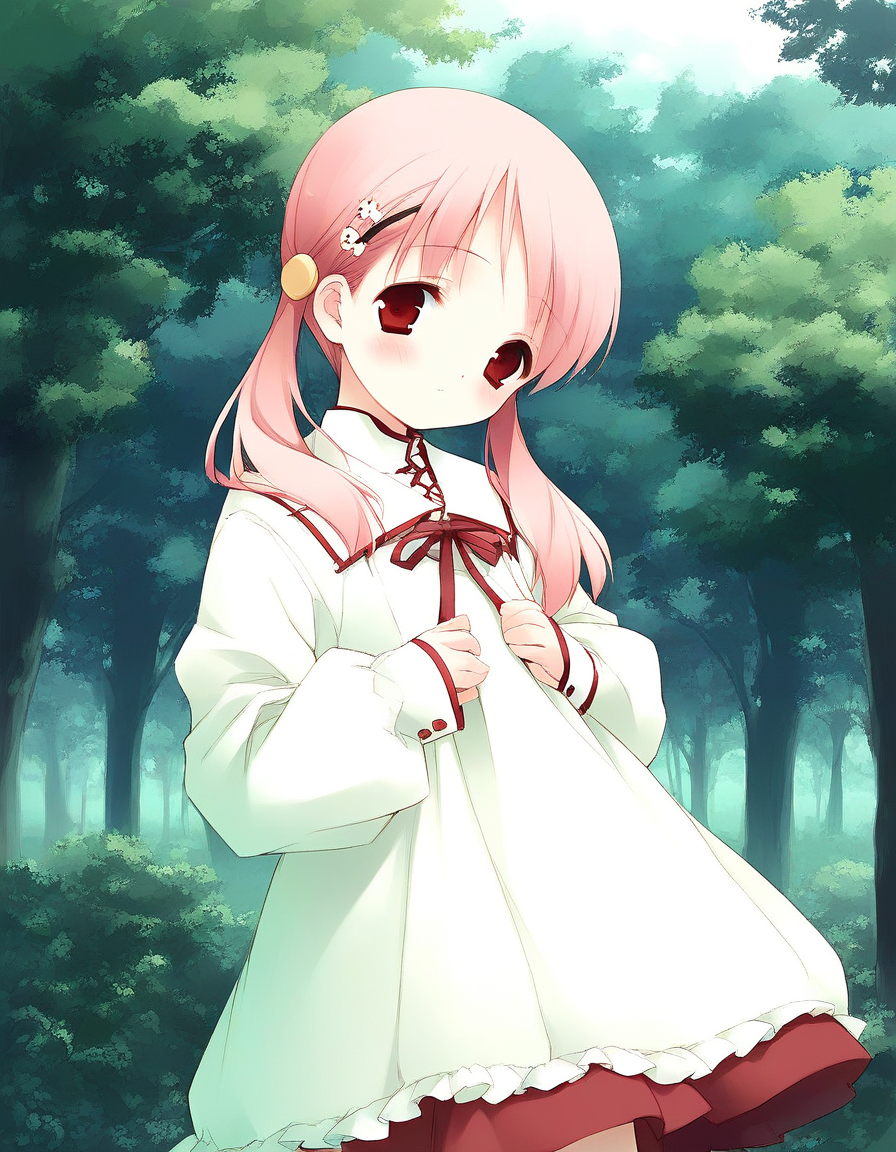 score_9, score_8_up, score_7_up, source_anime, rating_explicit, BREAK  <lora:Kiriyama_Sakura_Ver2.0_XL:1> KiriyamaSakura, pink hair,  red eyes, hair ornament, 
 1girl, solo, dress, long sleeves, twintails, blush
outdoor. tree, sakura,