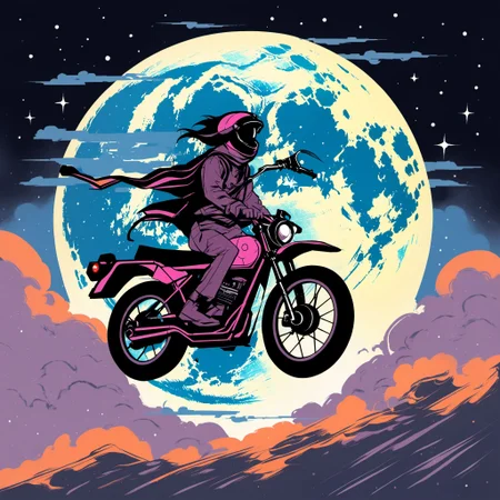 <lora:[XL]Tshirt_design:1>moonride