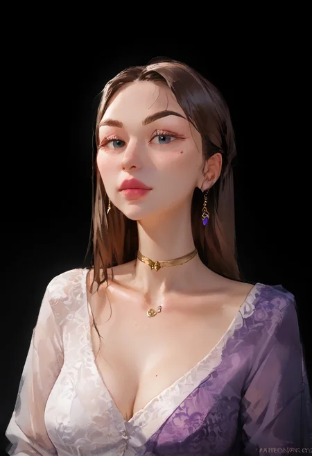 score_9, score_8_up, score_7_up, concept art, realistic,, smudgy, traditional art, liu2, brush texture,
Portrait of a beautiful woman