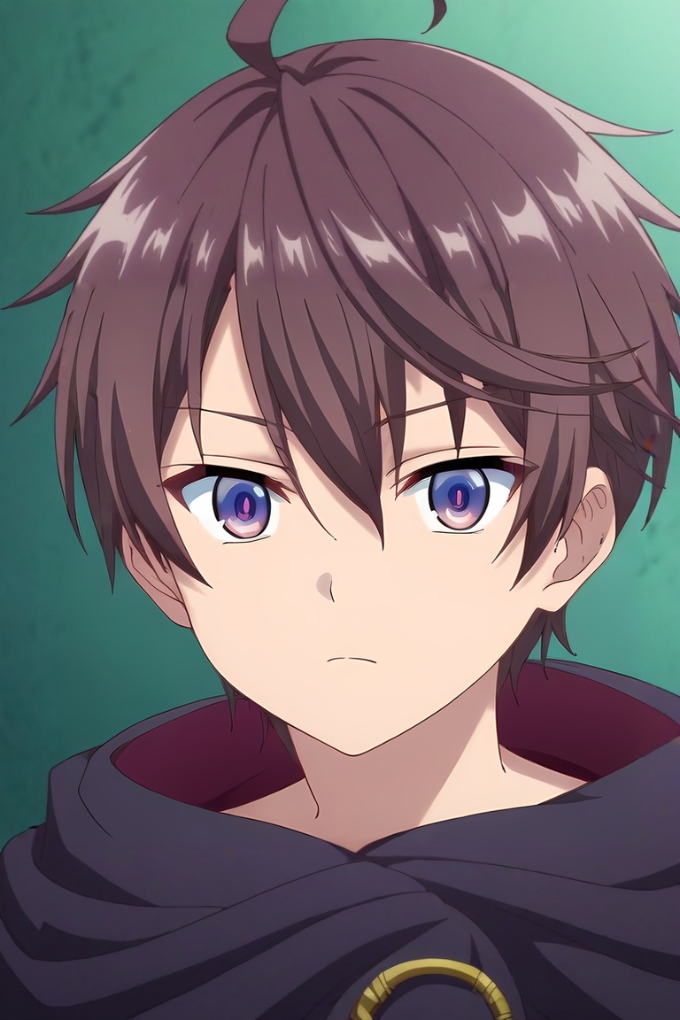 score_9, score_8_up, score_7_up, source_anime, rating_safe, intricate details, anime screencap, , official style, looking at viewer, , 1boy, solo, male focus, <lora:leonis_death_magnus_pony:0.78>, leonis_death_magnus, brown hair, purple eyes, short hair, hair between eyes, bangs, ahoge, , bomber jacket,, <lora:sdxl_lightning_8step_lora:1>