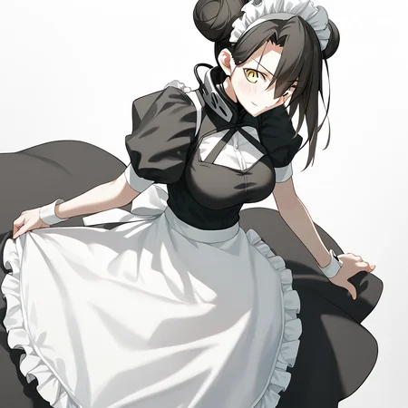 <lora:Takeuchi_Takashi_PonyXL_style_v01:1>
<lora:agent.pony:1>
score_9 , score_8_up , score_7_up , source_anime , 
masterpiece , best quality , ultra-detailed , 
BREAK
agent \(girls' frontline\), maid
1girl , woman , huge breasts , light smile , light blush , ((medusa (fate)):0.5)  , 
long black hair  , maid dress ,  
tai chi