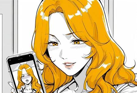 score_9, score_8_up, score_7_up, manga style, black and white, very detailed
40 year old asian female, taking a cellphone picture with a perverted look, solo
Ms@tsuk0