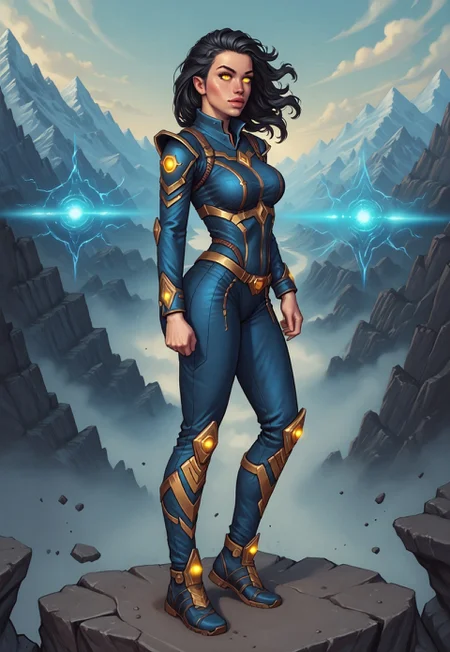 safe_pos, core_9, score_8_up, score_8, semi realistic, ultra detailed, 8k, high quality, hi res, high quality, detailed eyes, perfecteyes, detailed face, 1girl, sharp focus, cowboy-shot, focus on hip, (1girl:1.2), time traveler, futuristic chrono-suit, long legs, (((temporal device in hand))), medium pale skin, (asymmetrical silver and black hair), realistic, cinematic angle, cinematic lighting, athletic body, focused face, (heterochromatic eyes: one blue, one gold), dynamic pose
BREAK
standing at the intersection of multiple timelines in a temporal rift
BREAK
source_sci_fi_art, rating_explicit, expressive, ((full body, side view)), dynamic pose
BREAK
(detailed beautiful background, swirling temporal energies, floating time fragments, distorted reality, glowing portals, chaotic yet beautiful temporal landscape:1.65)
(((full clothed)))