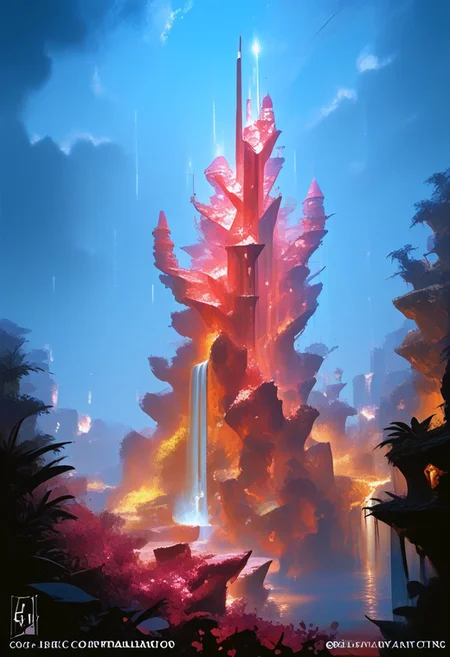 score_9, score_8_up, score_7_up, score_9, score_8_up, score_8_up, ((Cinematic composition)),((masterpiece)), (resplendent lighting), absurdres, very fine detail, 8k.(night time)
Full body. A beautiful futuristic librarian dramatically summons shadows to her with an outstretched arm and long multi-coloured hair but shaved on one side. the light by two broken moons in the sky shines down on a lush alien magical dystopian floating city. Brilliant spotlighting. sultry smile. Portals in the sky rain waterfalls.