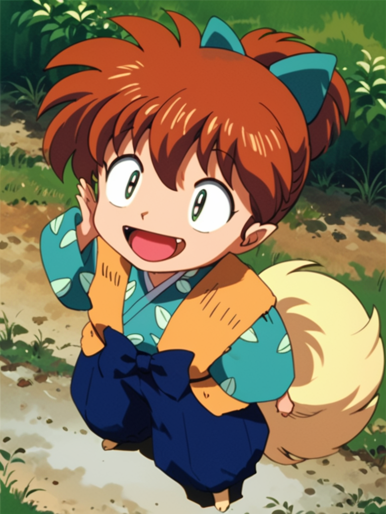 score_6_up, score_7_up, score_8_up, score_9, masterpiece, perfect face, perfect hands, high quality, <lora:Shippo_XL_Pony:1> shippo, joy, outdoors, happy,
