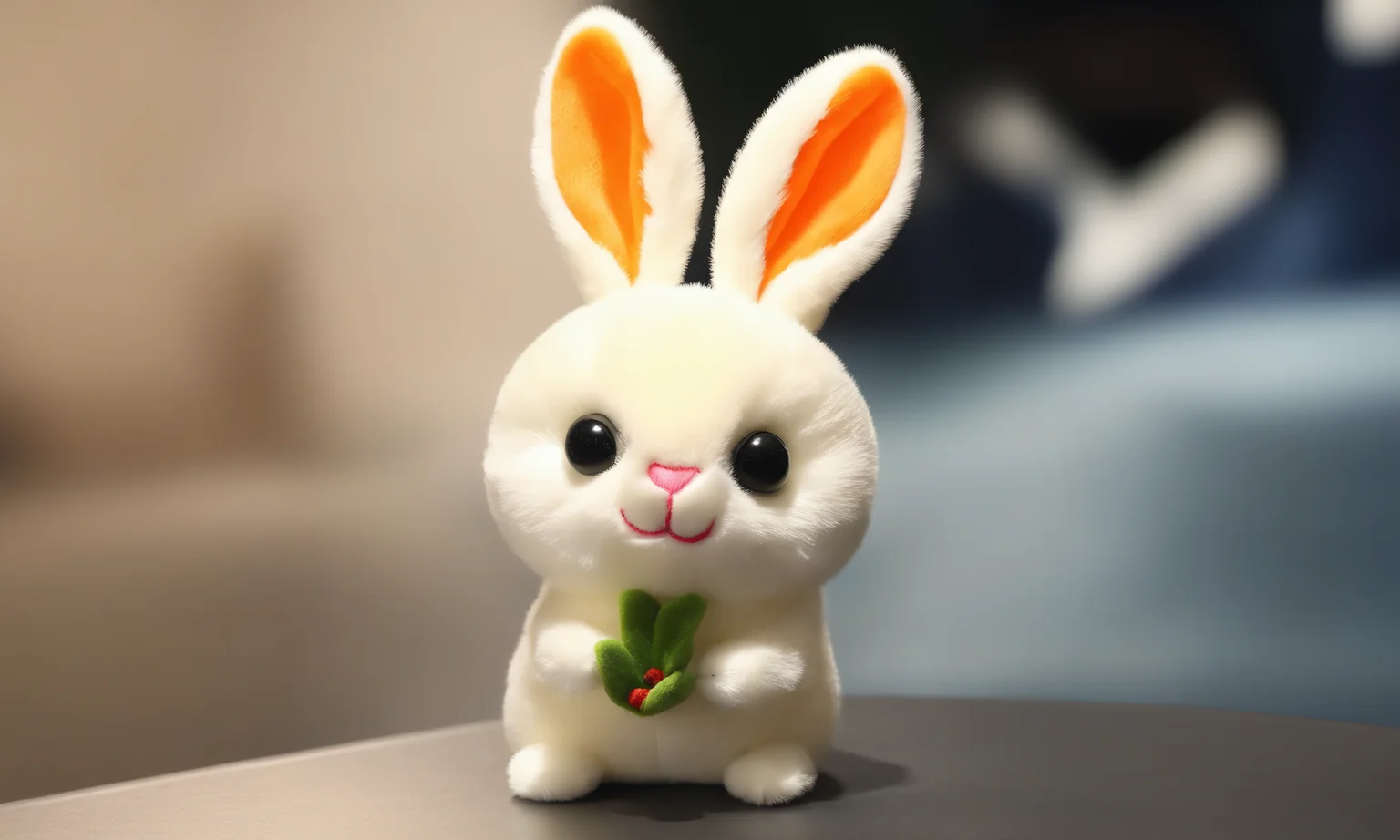 <lora:plushstuffedcd_xl-000006:0.8>,a (plushstuffedcd_xl,plush stuffed toy:1.2) hare,cream theme,standing on a table,chinese zodiac,solo,in office,long-focus,tilt-shift,miniature,cute and lovely,still life,from front,looking at viewer,no humans, emotional,harmonious,high budget,moody,epic,gorgeous,perfect lighting,realistic,photorealistic,photographic,photo (medium),real,moody lighting,volumetric lighting,reality ray tracing,8K,HDR,UHD,masterpiece,best quality,highly detailed,high resolution,finely detail,extremely detailed,ultra detailed,wallpaper
