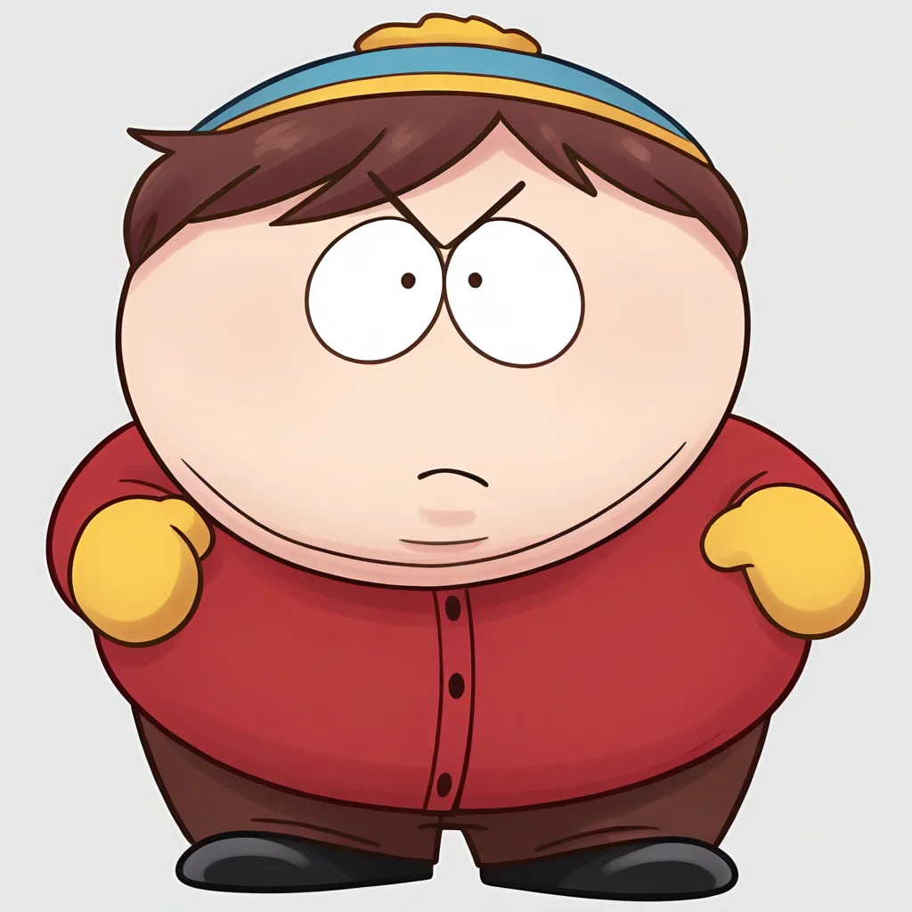 best quality, amazing quality, masterpiece,BREAK  <lora:cartman-v1-15:0.9> spcart, 1boy, (chibi:0.5), overweight, (sp_style:0.5)
, [brown hair|blue beanie], red sweater jacket, brown pants, black shoes, yellow gloves,