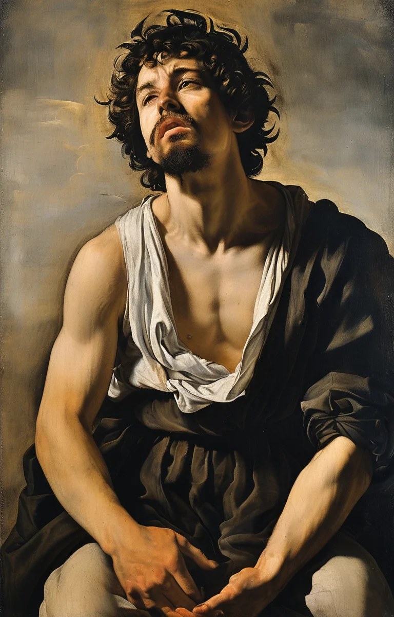 masterpiece,best quality,<lora:tbh186-sdxl:0.9>,illustration,style of Caravaggio