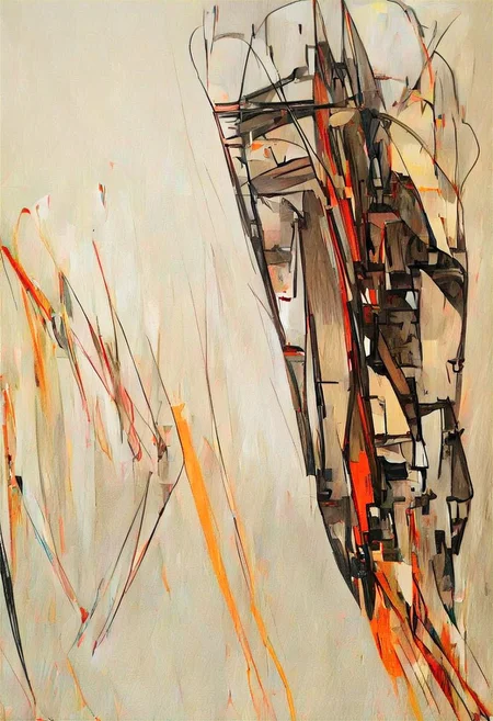 (Silhouette of a house on the cliff beside coast, flat painting background:1.5),
(abstract painting, impressionism, watercolor, oil painting brushstrokes, oil painting texture:1.3),
(brutalist architecture, BRIGHT green AND DARK BROWN color palette, curve LINE, circle, ellipse, core), AK, abstract, deconstruction, geometry, geometric composition,paint painting,harmonious colors, black frame,rectangle, tilt, flat painting, framex, horizontal, Constructivism, Fauvism,