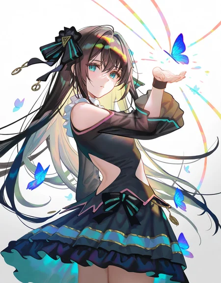 1girl,solo,looking at viewer,simple background,white background,cowboy shot,tairitsu,<lora:tairitsu-000016:1>,, masterpiece, best quality, very aesthetic, absurdres,newest, incredibly absurdres,, 8k,best quality,masterpiece,(ultra-detailed),(high detailed skin),((artist:reoen),(artist:fuzichoco),(artist:atdan),(artist:torino_aqua),year 2024:0.8),[artist:wlop],[artist:ningen_mame],artist:ciloranko,[[artist:rhasta]],artist:tidsean,colorful,