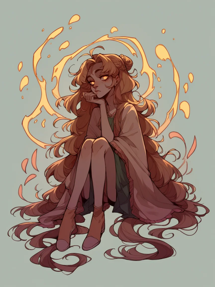 score_9, score_8_up, score_7_up, score_6_up, score_5_up, <lora:tamaytkaXLP:1> tamaytka, 1girl, long hair, full body, glow,