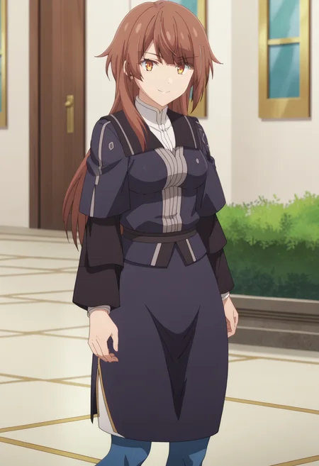 score_9, score_8_up, score_7_up, source_anime,
BREAK
1girl, solo, anime screencap, anime coloring,
<lora:shiMisfitEmiliaV1:1>, shiemilialudo, long hair, brown hair,
black uniform dress, long sleeves, capelet, white skirt, side slit, long skirt, blue pantyhose,
looking at viewer, smile, standing,