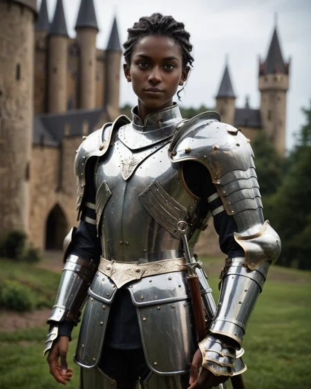 score_9, score_8_up, score_7_up, intricate details, rating_safe,
<lora:Medieval_Times_-_Realistic_Female_Armor:0.7>,
1boy(young woman, muscular, black skin, african features, breastplate, shoulder armor, steel armor, looking at viewer, solo, cowboy shot), outdoors, standing on the battlements of a castle, at night, darkness, hard shadows, low light, overlooking at fantasy kingdom, epic lighting, depth of field, detailed background,
<lora:ral-chrosc-clr:0.3>, ral-chrosc-clr,
<lora:xl_more_art-full_v1:0.3>,
<lora:add-detail-xl:0.3>