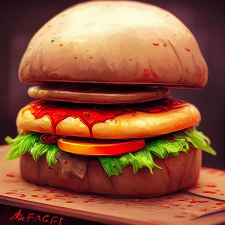 (gigafractal artstyle:1.0), burger