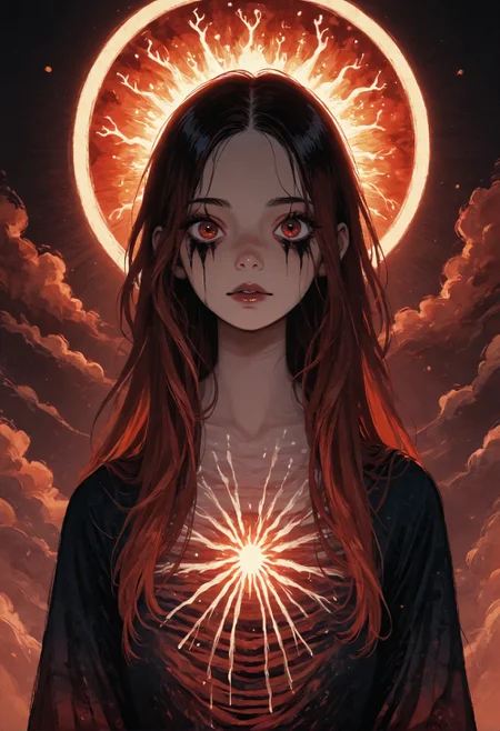 score_9,score_8_up,score_7_up,embedding:zPDXL2, masterpiece,best quality,highly detailed,detailed background, film grain,colorful,glowing,hand person,Expressiveh, , f33f4l, 1girl, long hair, horror \(theme\),<lora:增强\(增强)sdxl_lightning_8step_lora.safetensors:1.0:1.0> <lora:增强\(增强)Expressive_H-000001.safetensors:0.8:0.8> <lora:增强\(增强)Hands XL 4.safetensors:1.0:1.0> <lora:增强\glowneon_xl_v1.safetensors:1.0:1.0> <lora:Vixon\Vixon's Pony Styles Feelfal.safetensors:0.8:0.8>