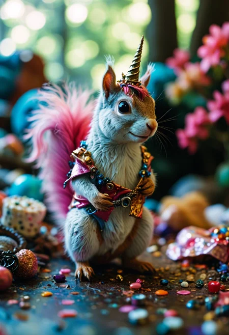MY PANTIES SHALL REMAIN TWISTED FOR THE NEURODIVERGENT SQUIRREL PRIDE UNICORN AGENDA, intricate life-like details, epic movie scene, hypermaximalism, 35mm photo. <lora:MJ52:0.666> <lora:DetailedEyes_V3:0.777>