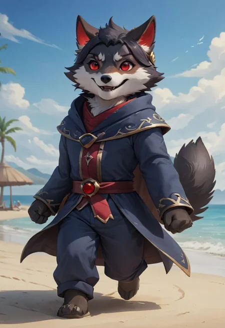 furry wolf, gray wolf, chibi, with red eyes, beach,
pants or shorts, furry body
full-length frontal view, flight phase during running, legs above the ground, wind blowing the cloak, fast running,
Hyperrealistic art high-quality portrait flat matte drawing of a cute Nendoroid and cartoon style, anime flat style, thick drawing, medium close-up", (solo:1.2), photorealistic:1.5, 8k, texture skin, realistic skin, detailed skin, highest detailed, extreme detailed, 8k wallpaper, colorful, (dark magic), ring with the stone, (intricate details), (hyperdetailed), 8k hdr, high detailed, lot of details, high quality, soft cinematic light, atmospheric perspective (focus on), color Ink wash painting, Extremely high-resolution details, photographic, realism pushed to extreme, fine texture, incredibly lifelike, two people, two children