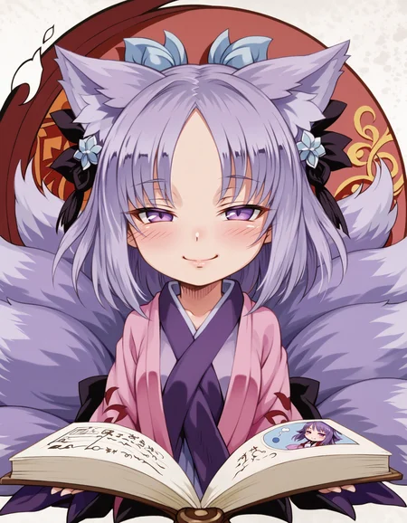 <lora:V5.1_retrain:1>
happy, apartment, from front, looking at viewer, portrait, chibi,
1girl, Inari, multiple tails, animal ears, <lora:mdastarou.pony:0.7> mdastarou