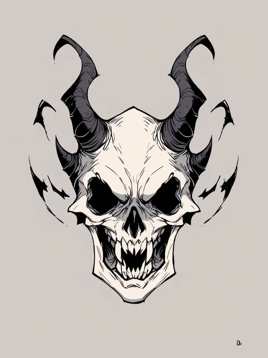 score_9, score_8_up, score_7_up, score_6_up,   <lora:l0g0XLP:1> l0g0, simple background, no humans, logo, Grim reaper, pink