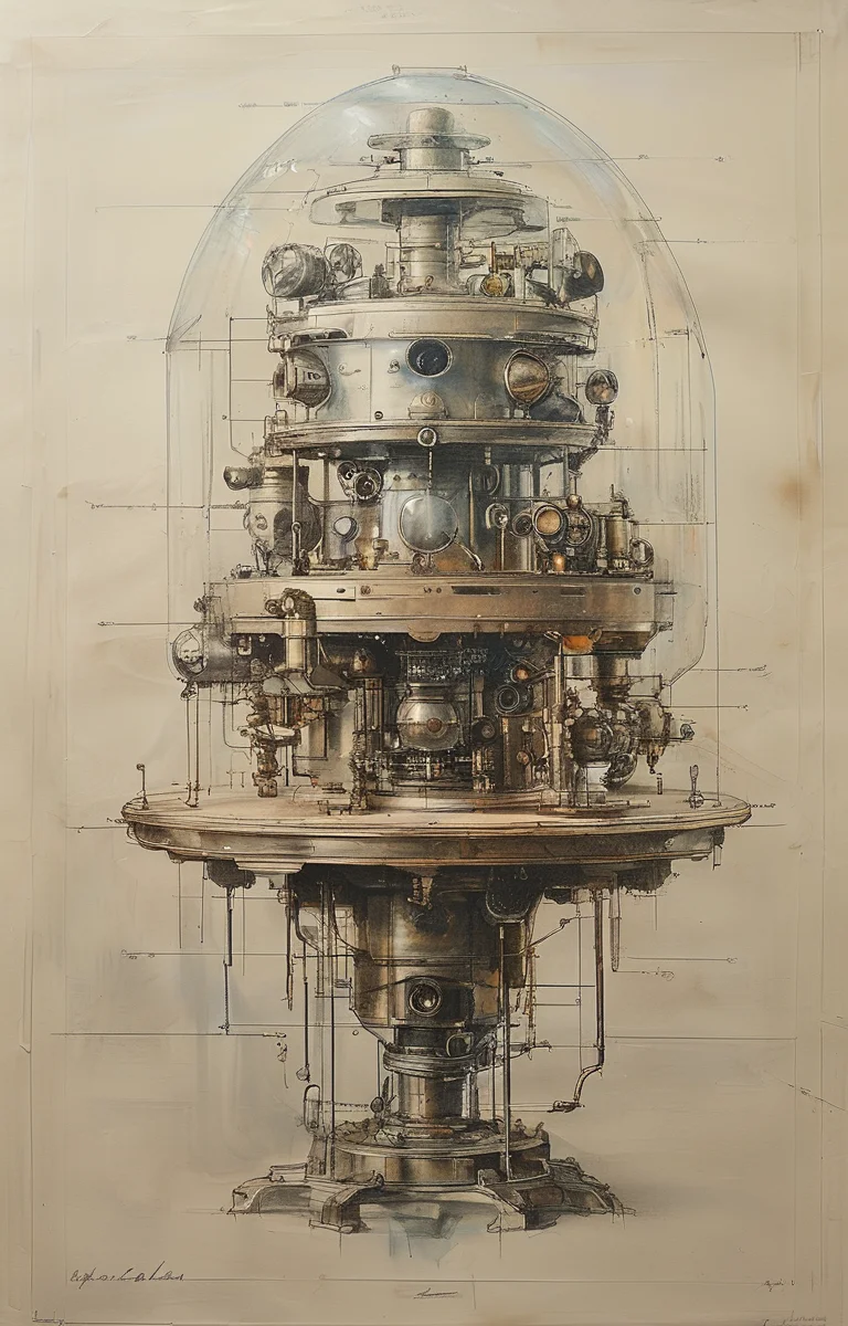 masterpiece,best quality,<lora:tbh249-sdxl:0.9>,illustration,Machine,drawings,