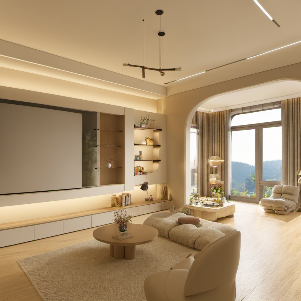 naiyou, <lora:naiyou_xl-000018:1.15>,living room,HDR,UHD,8K,best quality,(realistic:2.0),masterpiece,Highly detailed,castle view is outside the window
