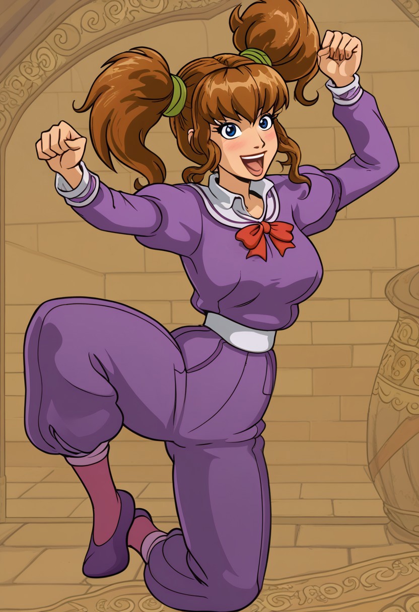 happy girl, random_action_pose (4K4BUR5TYL3)
