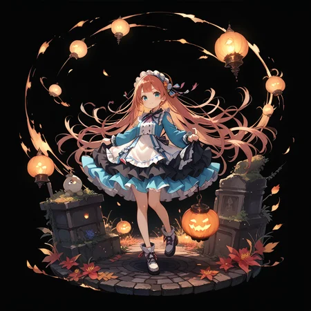 score_9, score_8_up, score_7_up,
tagatame,black background,
solo,full body,
1girl, frilled dress, cute
<lora:tagatame-000014:0.7>