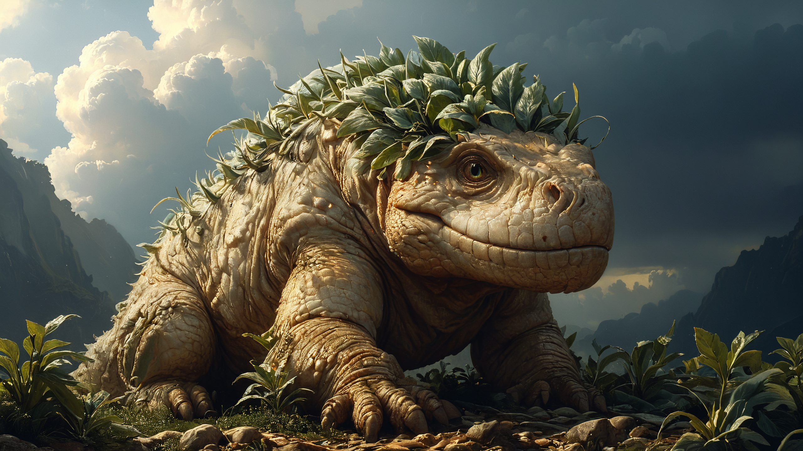 <lora:Mythical_Beasts:0.8> fmb Sentient plant life with carnivorous tendencies,  <lora:great_lighting:0.8> great lighting, Storm Lighting, <lora:The_Classic:0.7>, <lora:Dreamyvibes artstyle SDXL - Trigger with dreamyvibes artstyle:0.7> Dreamyvibes Artstyle