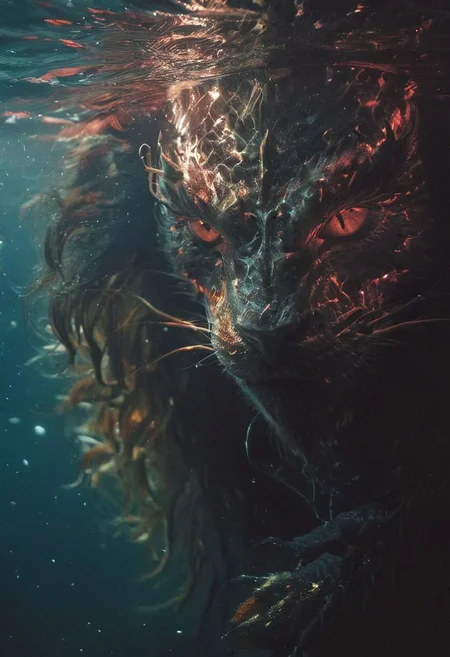 Split Diopter style, Closeup Portrait underwater In deep sea, A busty adult brunette blushed lightly Smiling pureerosface_v1 Mermaid holding tritons spear, Long DARK fishtail, thin face, Freckles, infront of a giant fmb Anglerfish, Overgrown, mystic, ethereal, darkness,
atmospheric haze, Film grain, cinematic film still, shallow depth of field, highly detailed, high budget, cinemascope, moody, epic, OverallDetail, 2000s vintage RAW photo, photorealistic, candid camera, color graded cinematic, eye catchlights, atmospheric lighting, imperfections, natural, shallow dof
