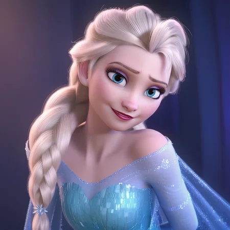 score_9, score_8_up, score_7_up, score_6_up, score_5_up, score_4_up, realistic, <lora:Elsa_Frozen:0.8>, elsa33, 1girl, long hair, blue eyes, blonde hair, dress, cape, makeup, single braid, hair over shoulder, eyelashes, BREAK arms behind back, leaning forward, light smile, portrait, bent over,