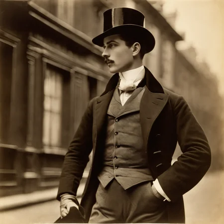 gay romance novel cover by Eugene Atget