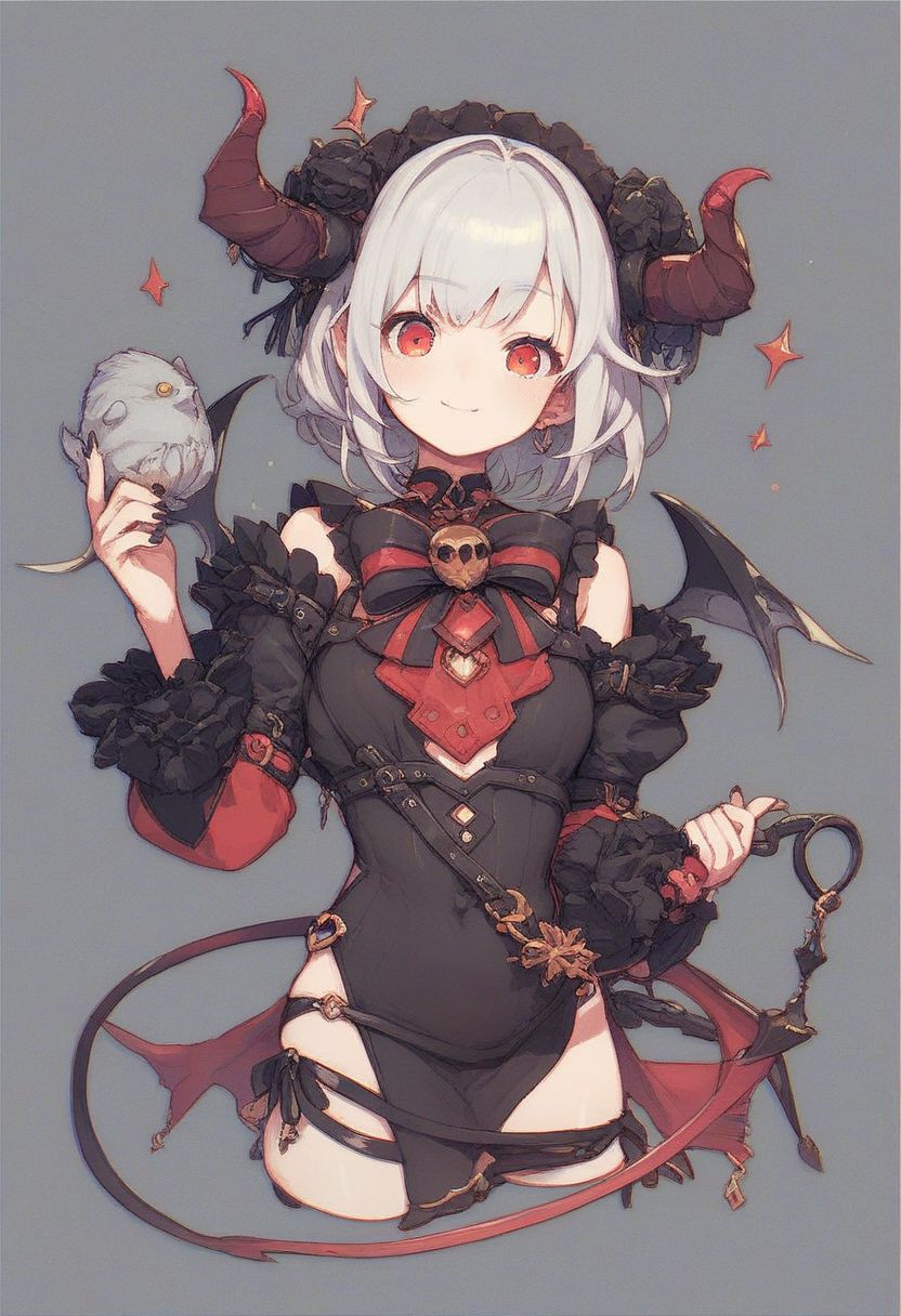 score_10, score_9, score_8_up, cute demon girl, source_anime