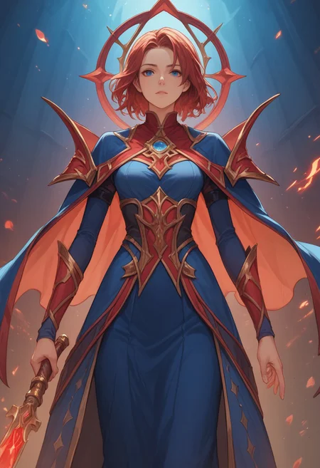 score_9, score_8_up, score_7_up, anime, anime fantasy, perfect body
mage wizard, blue robes , red trim