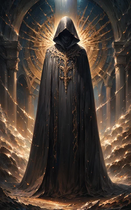 8k,visually stunning,best artist,highest-quality,uhd,32k,masterpiece,perfect composition,sharp edges,a dementor,highly detailed,photo realism,full body cinematic,intricate details,immaculate micro-details,trending on artstation,full body shot,best quality,anime,atmospheric lighting