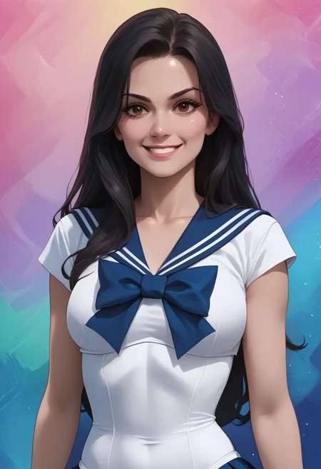 score_9, score_8_up, score_7_up,score_6_up, score_5_up, score_4_up , 1girl, solo,
large breasts,
dreamerdg,
long hair, black hair, brown eyes, psychedelic background, sailor senshi uniform, smile, closed mouth,