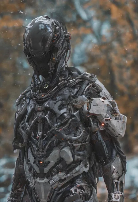 Alien-themed cloaked jedi, hood up, on an alien world, high contrast, bold colors, <lora:CyborgMechExosuit_v1.5:0.8>, . Extraterrestrial, cosmic, otherworldly, mysterious, sci-fi, highly detailed