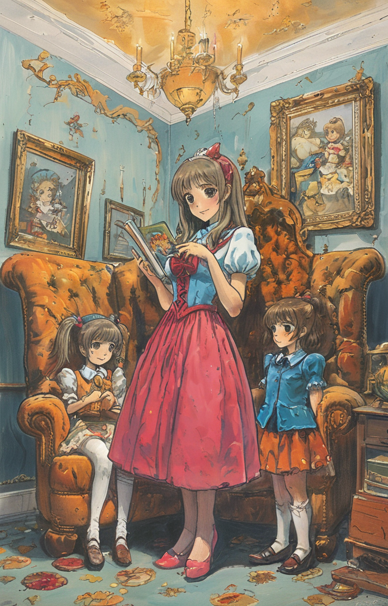 masterpiece,best quality,<lora:tbh279-sdxl:0.9>,illustration,style of Rob Rogers portrait of idolmaster cinderella girls,