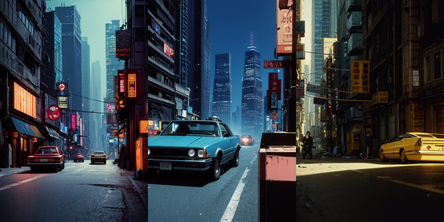 highly insanely detailed, masterpiece, top quality, best quality, highres, 4k, 8k, RAW photo, (very aesthetic, beautiful and aesthetic), bebop cityscape, buildings, radiator, ait conditioning, cardboard box, trash, street, car, <lora:bebopv01:0.8>, 
__lazy-wildcards/dataset/background-color__âââ