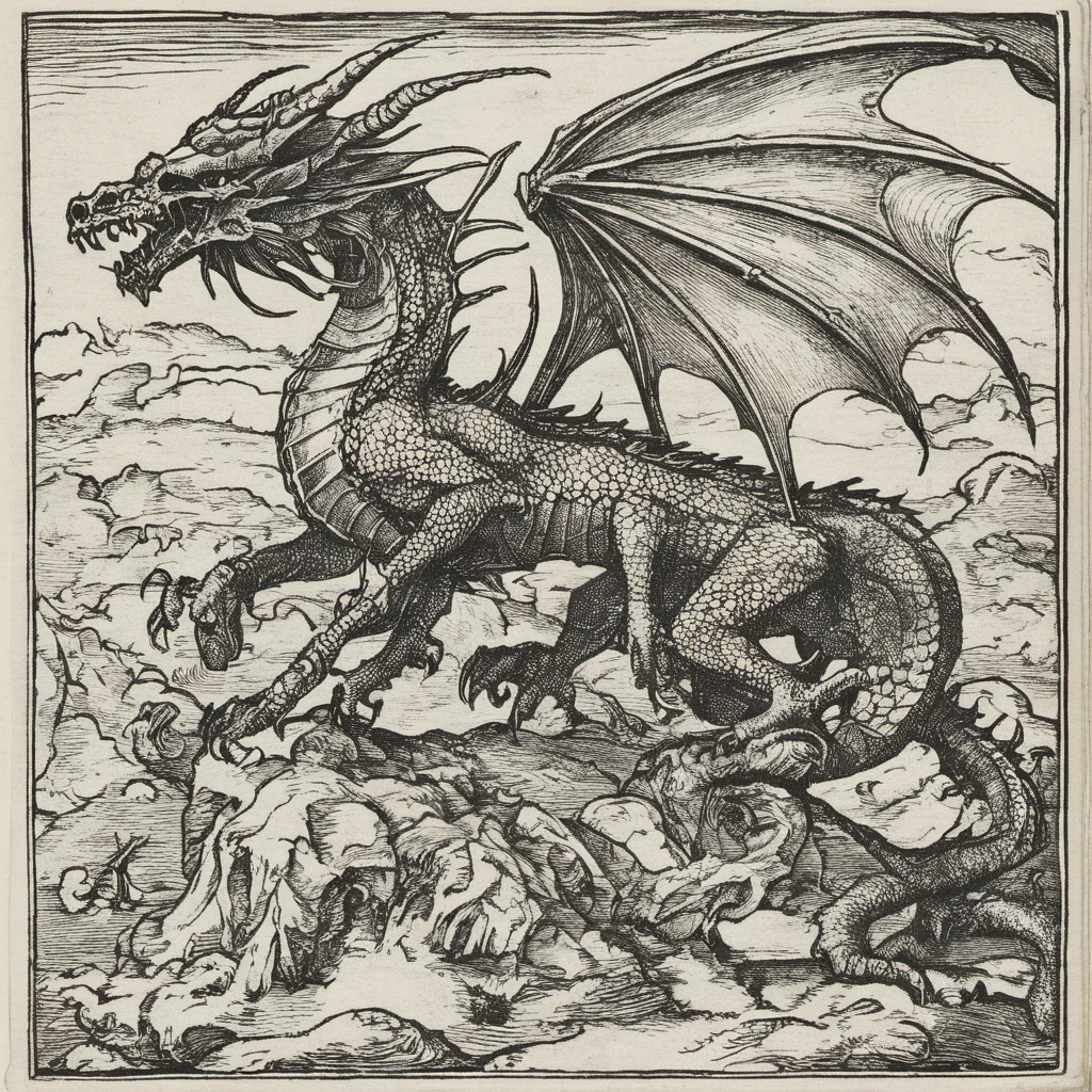 high quality, masterpiece, dansemacabre ,dragon <lora:dansemacabre-000007:0.85>