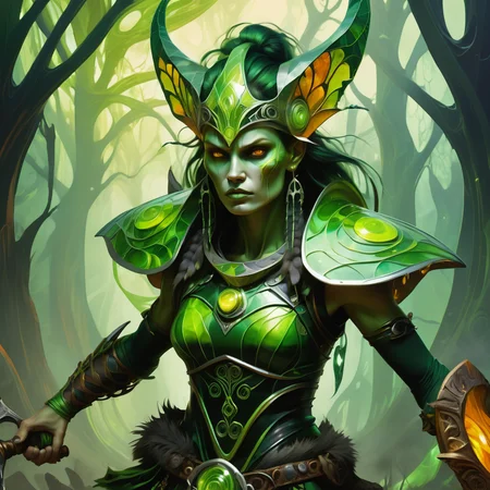 DonML34fXL (dynamic female ,Barbarian,Gravecaller ), <lora:DonML34fXL-000004:0.8>