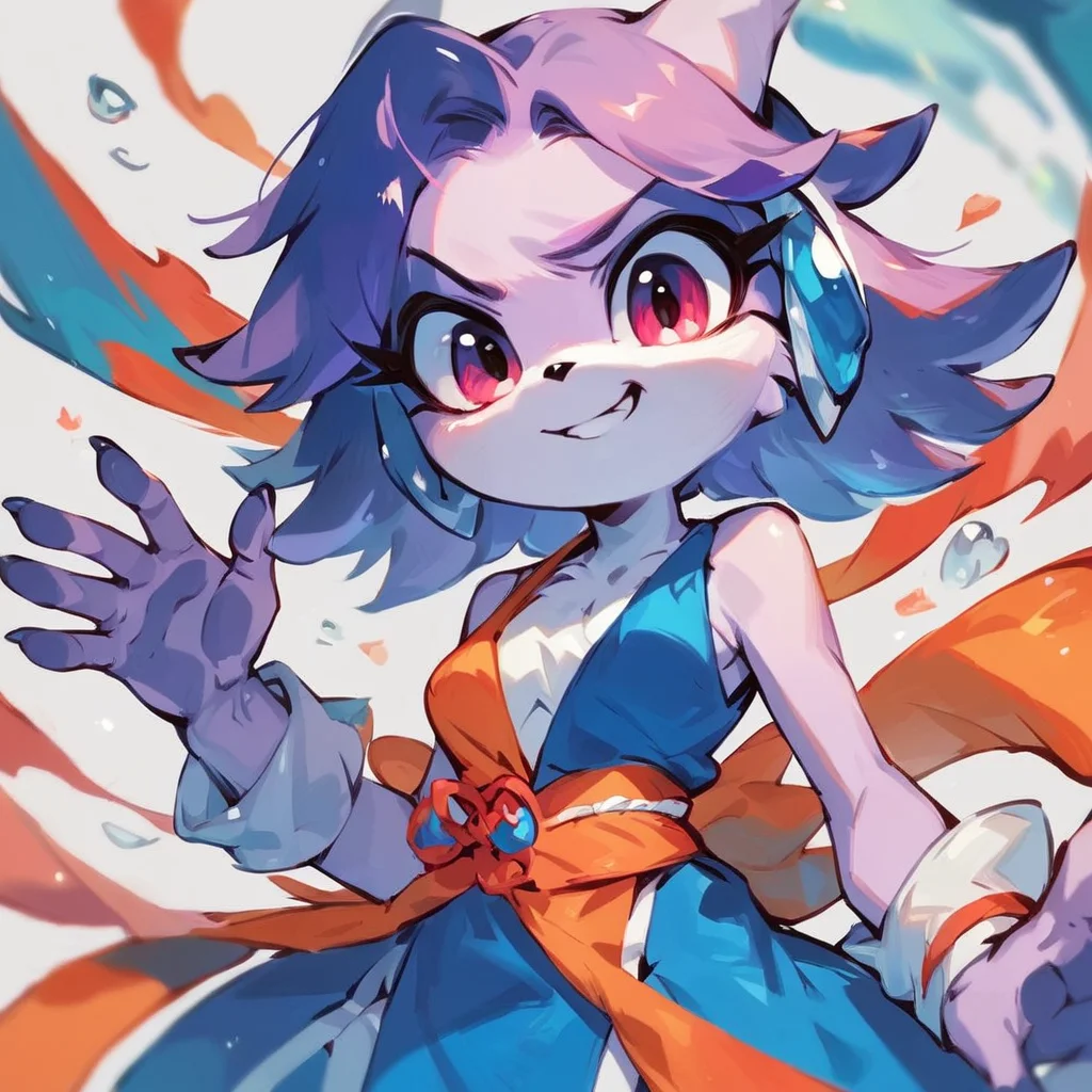score_9, score_8_up, score_7_up, score_6_up, score_5_up, score_4_up, source_anime, sash_lilac, furry, smile, dynamic pose, action