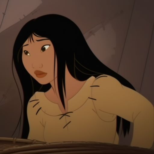 Attractive, attractive face, skinned, best quality, ultra quality, slanted eyes, small waist, thick thighs, yellow and beige dress,  happy, extremely detailed, adjusting hair, attractive face, long black hair, medium torso, small breats, crawling, Messy hair