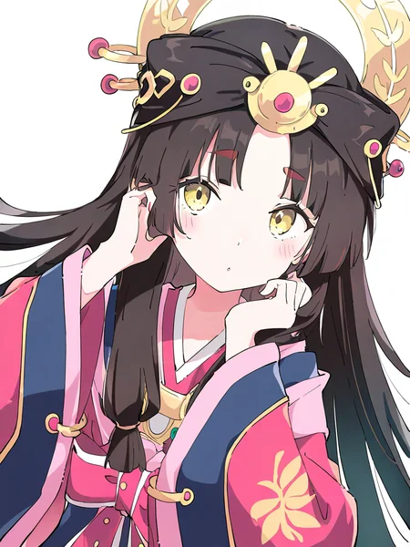 1girl,huiyeji,looking at viewer,solo,simple background,white background,,(Ixy:0.6)),(hiten \(hitenkei\):0.7),<lora:huiyeji-000016:1>, masterpiece, best quality, very aesthetic, absurdres,newest, incredibly absurdres,